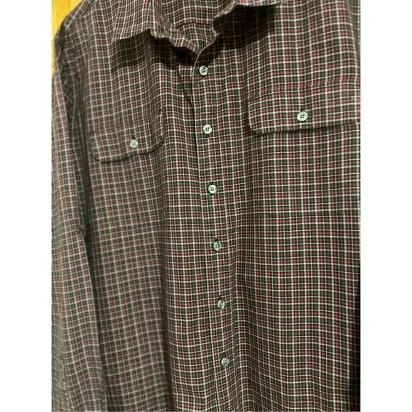 Apt 9 Men’s Size XL Casual Long Sleeve Button Up Shirt Roll Up Button Sleeves - Picture 3 of 10